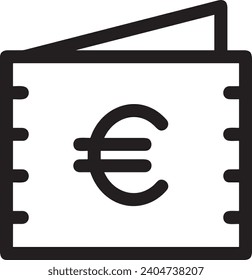 Money icon symbol vector image. Illustration of the dollar currency design image