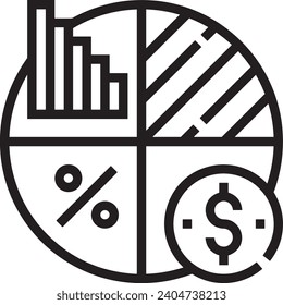 Money icon symbol vector image. Illustration of the dollar currency design image