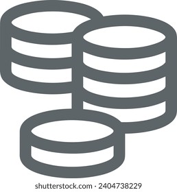 Money icon symbol vector image. Illustration of the dollar currency design image