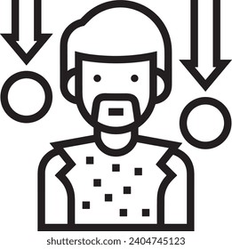 Money icon symbol vector image. Illustration of the dollar currency design image
