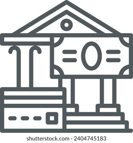 Imagen vectorial del símbolo del dinero. Ilustración de la imagen de diseño de moneda en dólares