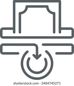 Money icon symbol vector image. Illustration of the dollar currency design image
