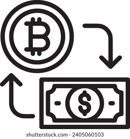 Imagen vectorial del símbolo del dinero. Ilustración de la imagen de diseño de moneda en dólares