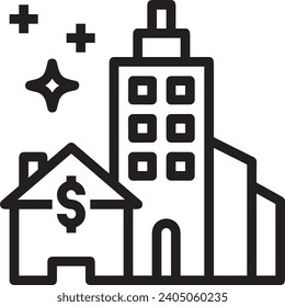 Money icon symbol vector image. Illustration of the dollar currency design image