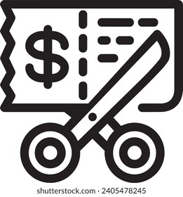 Imagen vectorial del símbolo del dinero. Ilustración de la imagen de diseño de moneda en dólares
