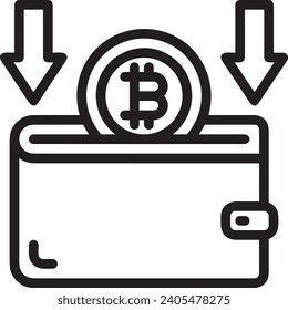 Geldsymbol, Vektorbild. Illustration des Designbildes der Dollar-Währung
