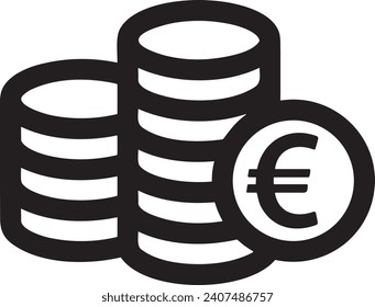 Money icon symbol vector image. Illustration of the dollar currency design image