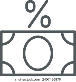 Geldsymbol, Vektorbild. Illustration des Designbildes der Dollar-Währung