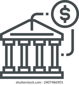 Money icon symbol vector image. Illustration of the dollar currency design image