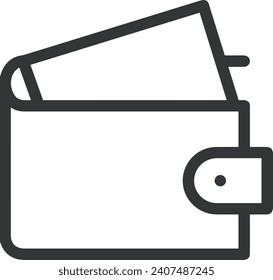 Geldsymbol, Vektorbild. Illustration des Designbildes der Dollar-Währung