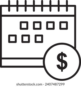 Money icon symbol vector image. Illustration of the dollar currency design image