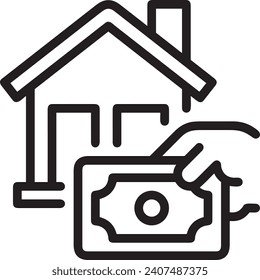 Money icon symbol vector image. Illustration of the dollar currency design image