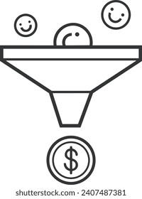 Imagen vectorial del símbolo del dinero. Ilustración de la imagen de diseño de moneda en dólares