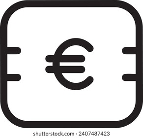 Money icon symbol vector image. Illustration of the dollar currency design image