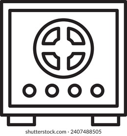 Money icon symbol vector image. Illustration of the dollar currency design image