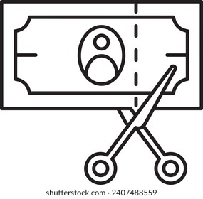 Money icon symbol vector image. Illustration of the dollar currency design image