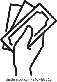 Money icon symbol vector image. Illustration of the dollar currency design image