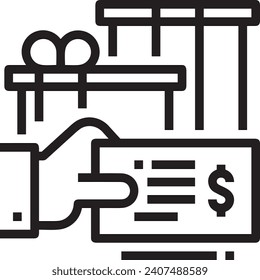 Imagen vectorial del símbolo del dinero. Ilustración de la imagen de diseño de moneda en dólares