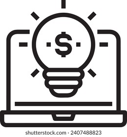 Money icon symbol vector image. Illustration of the dollar currency design image