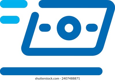 Money icon symbol vector image. Illustration of the dollar currency design image