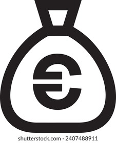 Money icon symbol vector image. Illustration of the dollar currency design image