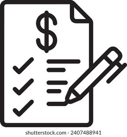 Imagen vectorial del símbolo del dinero. Ilustración de la imagen de diseño de moneda en dólares