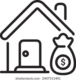 Geldsymbol, Vektorbild. Illustration des Designbildes der Dollar-Währung