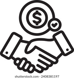 Money icon symbol vector image. Illustration of the dollar currency design image