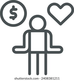 Imagen vectorial del símbolo del dinero. Ilustración de la imagen de diseño de moneda en dólares