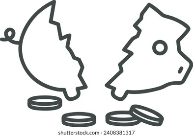 Money icon symbol vector image. Illustration of the dollar currency design image