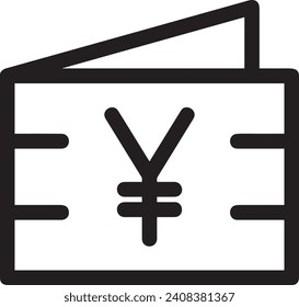 Money icon symbol vector image. Illustration of the dollar currency design image