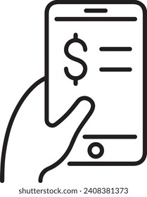 Imagen vectorial del símbolo del dinero. Ilustración de la imagen de diseño de moneda en dólares
