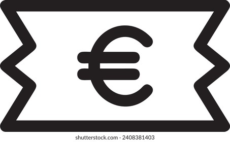 Imagen vectorial del símbolo del dinero. Ilustración de la imagen de diseño de moneda en dólares