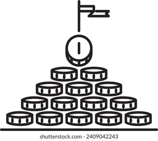Money icon symbol vector image. Illustration of the dollar currency design image
