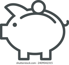 Imagen vectorial del símbolo del dinero. Ilustración de la imagen de diseño de moneda en dólares