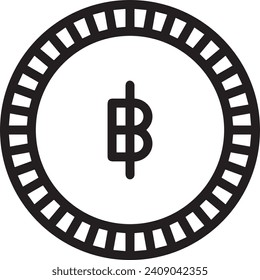 Imagen vectorial del símbolo del dinero. Ilustración de la imagen de diseño de moneda en dólares