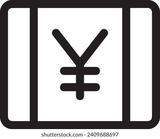 Imagen vectorial del símbolo del dinero. Ilustración de la imagen de diseño de moneda en dólares