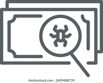 Money icon symbol vector image. Illustration of the dollar currency design image