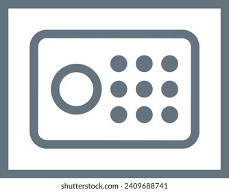 Geldsymbol, Vektorbild. Illustration des Designbildes der Dollar-Währung