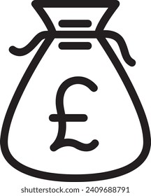 Imagen vectorial del símbolo del dinero. Ilustración de la imagen de diseño de moneda en dólares