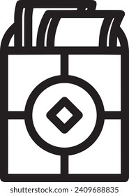 Money icon symbol vector image. Illustration of the dollar currency design image