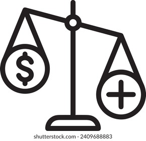 Money icon symbol vector image. Illustration of the dollar currency design image