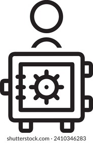 Money icon symbol vector image. Illustration of the dollar currency design image
