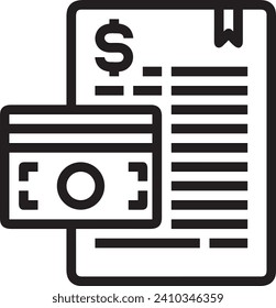 Imagen vectorial del símbolo del dinero. Ilustración de la imagen de diseño de moneda en dólares