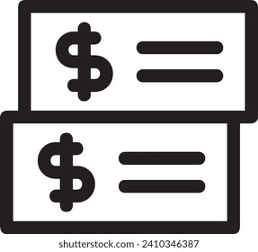 Money icon symbol vector image. Illustration of the dollar currency design image