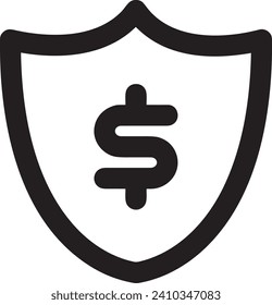 Money icon symbol vector image. Illustration of the dollar currency design image