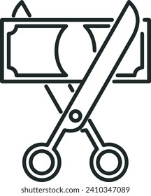Money icon symbol vector image. Illustration of the dollar currency design image