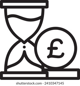 Money icon symbol vector image. Illustration of the dollar currency design image