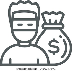 Imagen vectorial del símbolo del dinero. Ilustración de la imagen de diseño de moneda en dólares