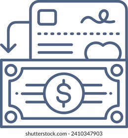 Geldsymbol, Vektorbild. Illustration des Designbildes der Dollar-Währung